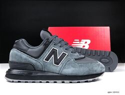 р. 46 Кроссовки New Balance 574 Legacy серо/черные термо  KS 12411
