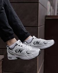 р.41, 44  Кроссовки New Balance 530 White Silver Black NB101