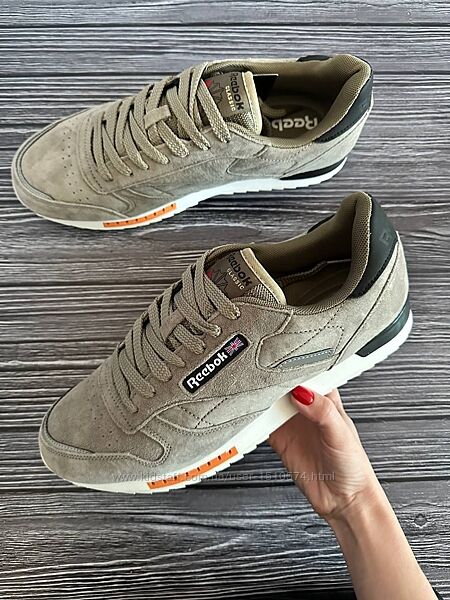  р. 44 Кроссовки Reebok Classic Super Leather Dark Silver RB015