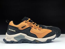 р.44  Кроссовки Salomon Nonsplip черно/рыжие термо KS 12417