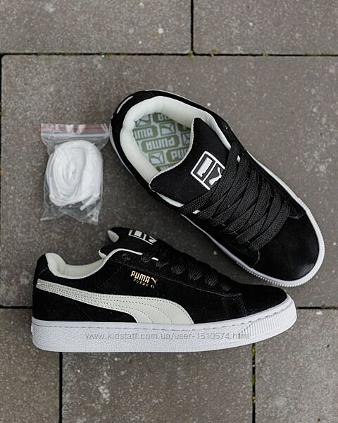 р.44  Кроссовки Puma Suede XL Black White PM019