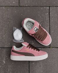 р.36-40 Кроссовки Puma Suede XL Pink Brown PM021