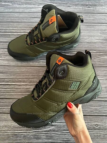 р.42  Кроссовки зима  Columbia   Waterproof Khaki CL008