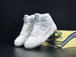 р.43, 45 Кроссовки  New Balance 650 белые зима  KS 12421