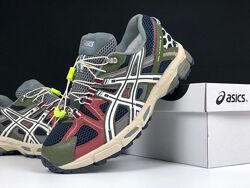 р.42-45 Кроссовки Asics Gel Kahana 8 серо/зелено/бордовые зима KS 12461