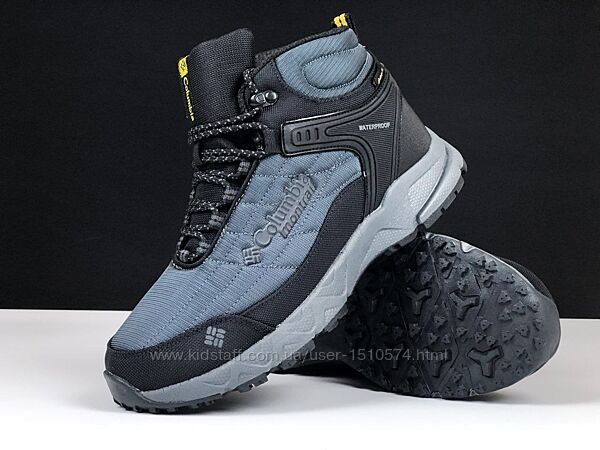 р.42-46 Кроссовки Columbia Waterproof серые зима  KS 12464