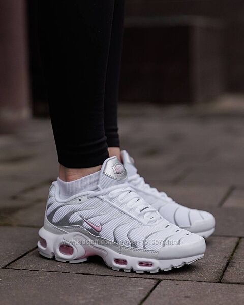 р.40  Кроссовки Nike Air Max Plus Tn White Grey Pink NK211