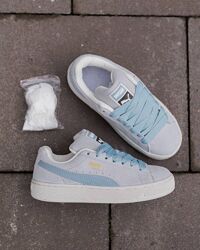 р.36 Кроссовки Puma Suede XL Grey Blue PM026