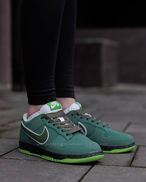 р.37 Кроссовки Nike SB Dunk Low Green Lobster NK213