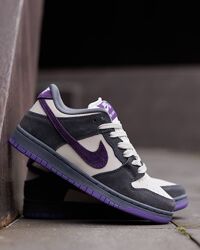 р.36 Кроссовки Nike SB Dunk Low Pro Grey Purple NK215