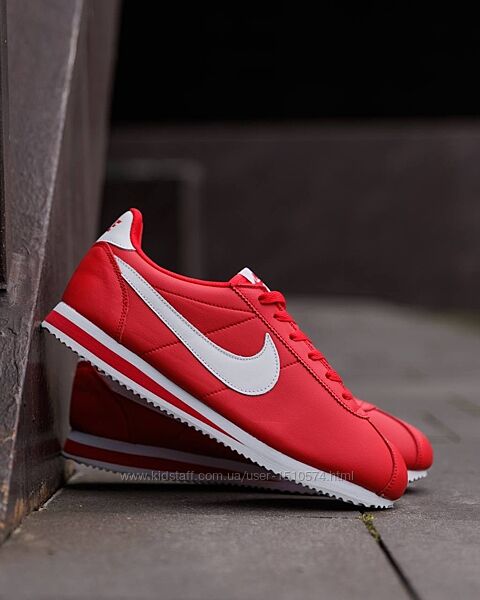р.36-46 Кроссовки Nike Cortez Red White NK224