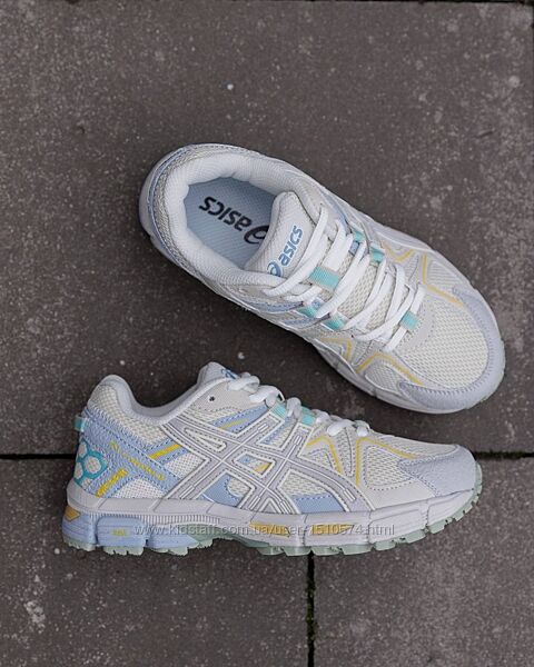 р.36-40 Кроссовки Asics Gel Kahana 8 Beige Blue Yellow AS026