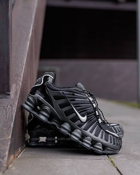 р.42-44 Кроссовки Nike Shox TL Black Dark Grey NK222