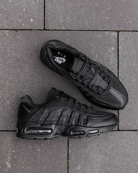 р.43,44  Кроссовки Nike Air Max 95 Triple Black NK216