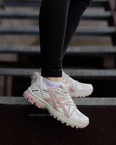 р.37-41 Кроссовки Asics Gel Kahana 8 White Pink AS028