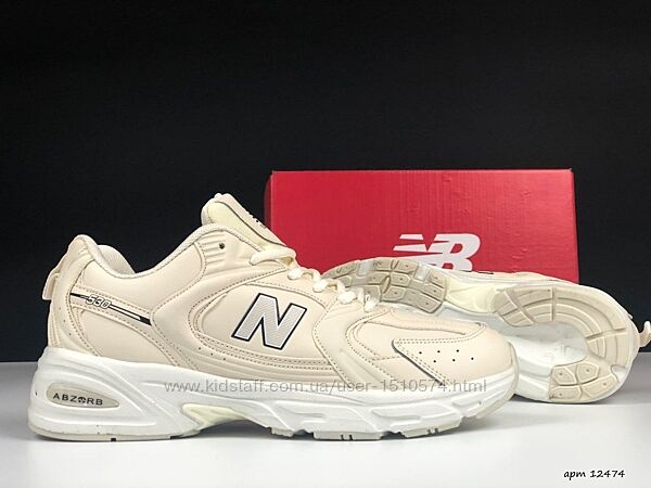  р.41-45 Кроссовки  New Balance 530 бежевый  KS 12474