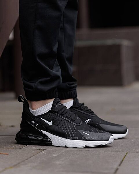 р.37, 38, 44, 45 Кроссовки Nike Air Max 270 Black White NK244