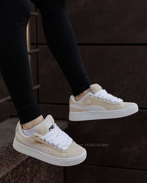р.39,40 Кроссовки Puma Suede XL Yellow White PM029