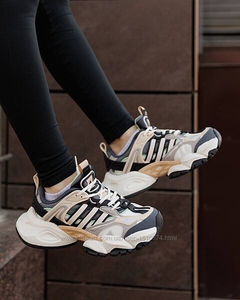 р.36-41 Кроссовки Adidas Vento XLG Deluxe Beige Green AD108
