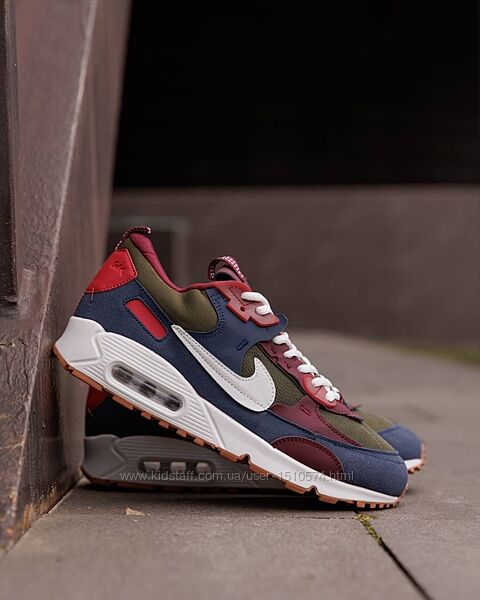 р.40-42 Кроссовки Nike Air Max 90 Future Blue Bordo NK246
