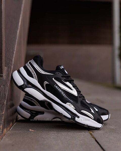р.43-46 Кроссовки Lacoste L003 Black White LC025