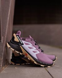 р.40-44 Кроссовки Salomon Supercross 4 Gore-Tex Purple Black SL020