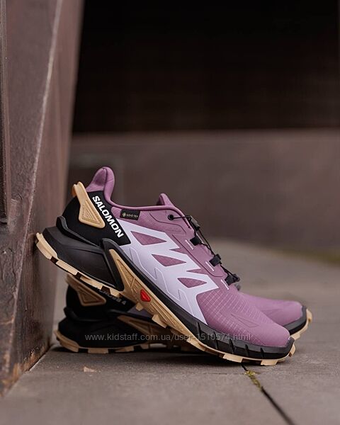 р.40-44 Кроссовки Salomon Supercross 4 Gore-Tex Purple Black SL020