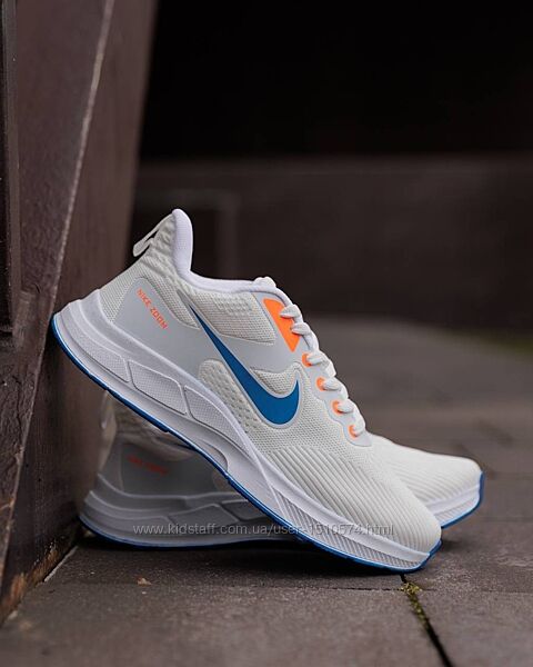 р.40-44 Кроссовки Nike Zoom White Blue Orange NK257