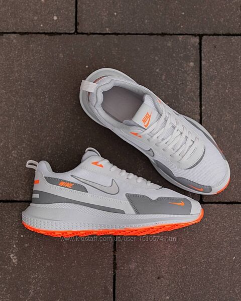 р. 40-44 Кроссовки Nike Simple White Orange NK267