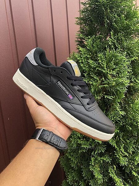 р.44, 46  Стильные мужские кроссовки Reebok черные KS 10715