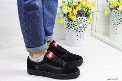 р.36-38  Стильные кроссовки Vans черные  KS 10707