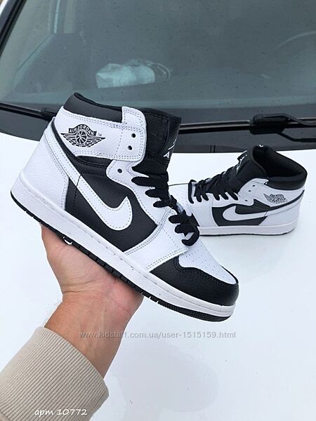 р.36   Стильные кроссовки Nike Air Jordan бело/черные 