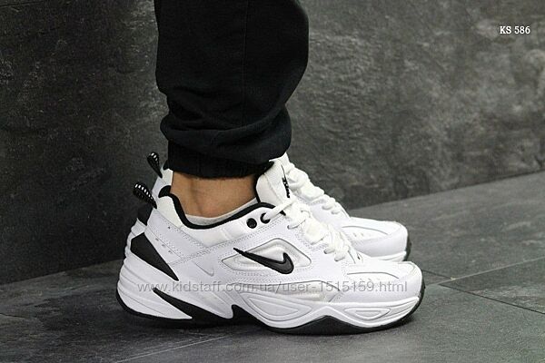 р. 41,42,44 Мужские кроссовки Nike М2K Tekno черно/белые KS 586
