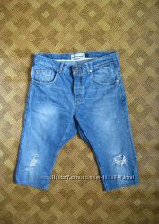 джинсовые шорты - Topman - Skinny Carrot - размер 34R Uk - L