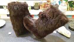 Pajar Италия эксклюзив оригинал новые норковые сапоги 37 ст.24 см