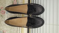 Sperry top-sider оригинал 37 ст.23.5 новые кожаные  мокасины балетки туфли