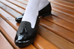 Скидки, школьные туфли для девочки Турецкой обувной фабрики LVSybbi. 