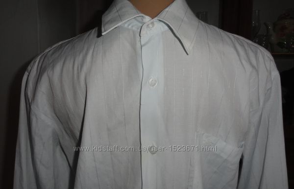 Белая рубашка на возраст 15-16 лет
