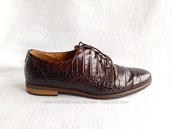 Туфлі крокодил шкіра, устілка 26 см.