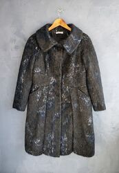 Шикарное оригинальное пальто из шерсти альпаки и мохера teresa tardia итали