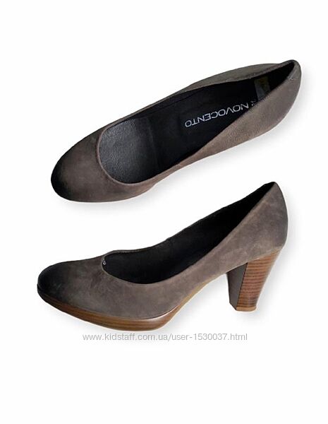 Жіночі шкіряні туфлі novocento нубук 38 розмір