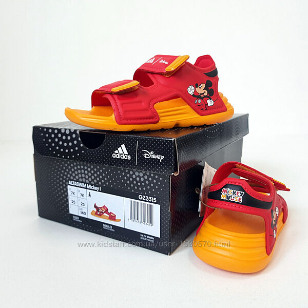 Дитячі сандалі Adidas X Disney Mickey Mouse Altaswim / GZ3315