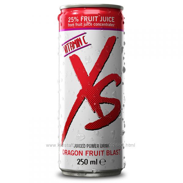 Энергетический напиток с соком XS Power Drink со вкусом питахайи 120900