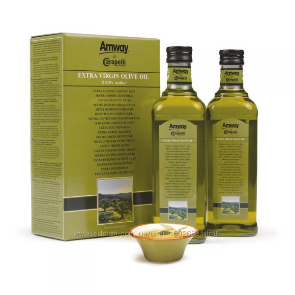 Оливковое масло Extra Virgin AMWAY 1, 5л 2 бутылки по 0, 75л, 3963, Т5