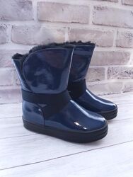 Уггі сині лакові