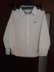 Мальчиковая белая сорочка, рост128, HM