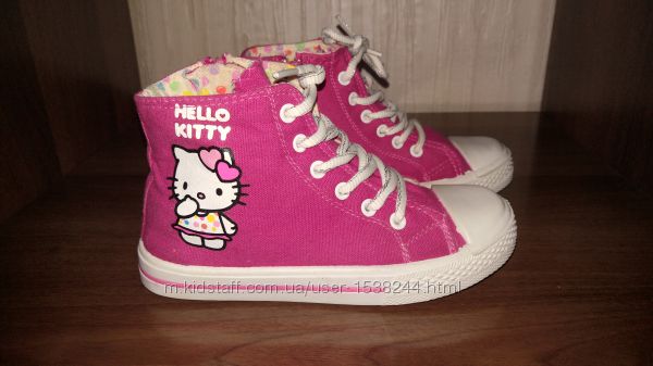 Кеды Hello Kitty 29 размер, стелька 18. 5 см