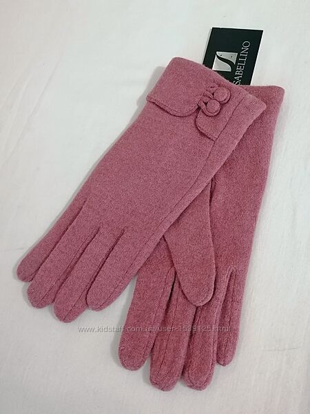 Новые шерстяные женские перчатки 