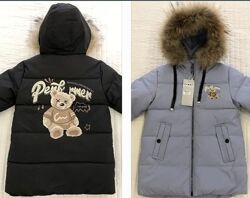 Новинка Куртки парки зимние  4-7 лет Холлофайбер 