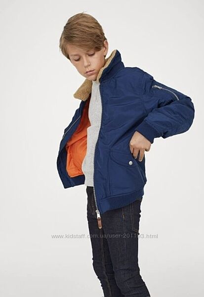 Куртка бомбер для хлопчика. H&M. 